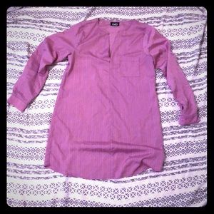 Purple & Orange Tunic Style Dress